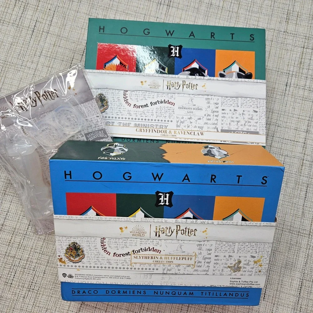 NEW Harry Potter Sophie & Toffee Craft Box Set Slytherin Hufflepuff‎ Gryffindor